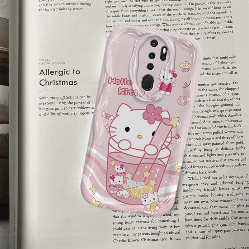 Ốp Lưng Cho OPPO A9 2020 A5 2020 Phim Hoạt Hình Kem Cặp Đôi Mèo Mềm TPU 3D Sóng Silicon Vỏ Điện Thoại