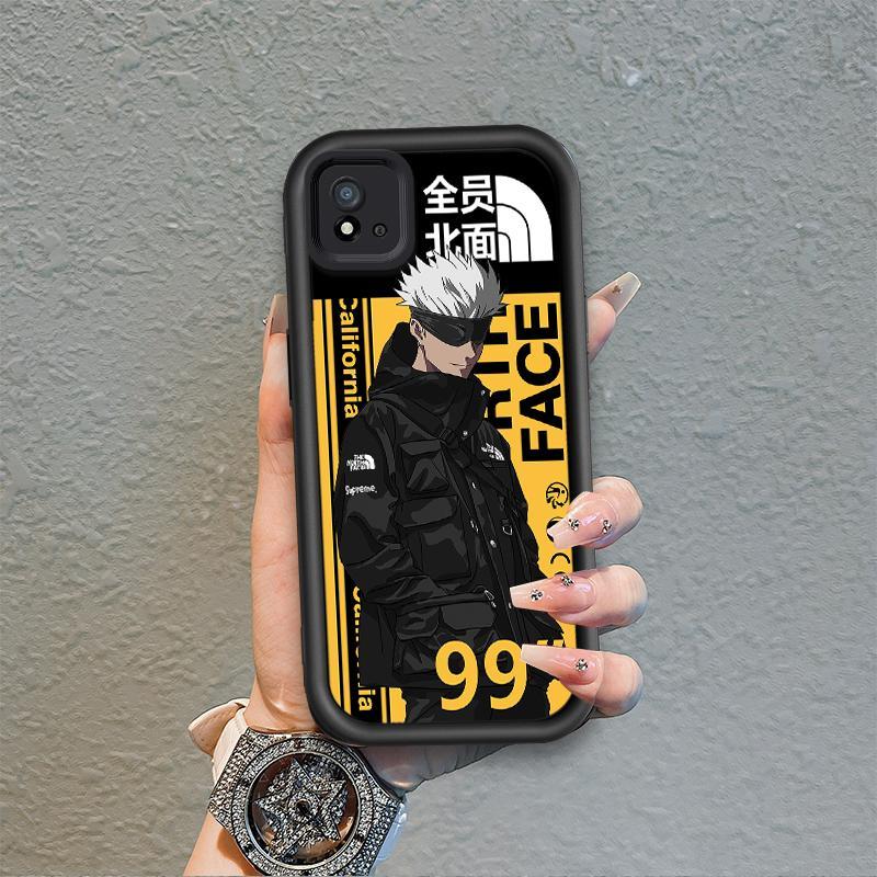Ốp Lưng Cho Realme C20 C20A C11 2021 Hoạt Hình Silicon Phụ Kiện Vỏ Điện Thoại Mềm TPU Jujutsu Kaisen Anime Mắt Thiên Thần Chống Sốc Ốp Lưng