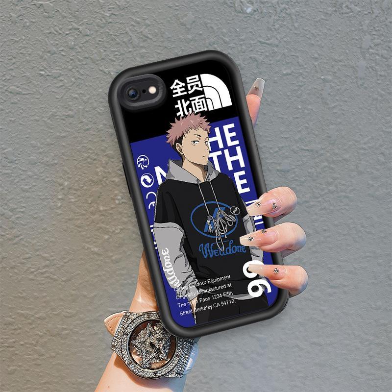 Ốp Lưng Cho iPhone 6 6s 7 8 se2020 Plus Hoạt Hình Silicon Phụ Kiện Vỏ Điện Thoại Mềm TPU Jujutsu Kaisen Anime Mắt Thiên Thần Chống Sốc Ốp Lưng