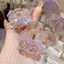 Cặp kẹp tóc handmade pha lê sang trọng, lưới nơ đẹp mắt, phù hợp với style cổ tích