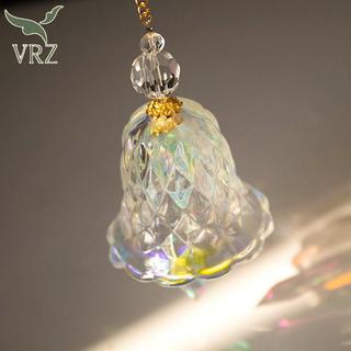 VRZ Pha Lê Chuông Gió Treo Suncatcher Gió Nhạc Chuông Kính Lăng Kính Cầu Vồng Máy Làm Xe Mặt Dây Chuyền Cửa Sổ Trang Trí Sân Vườn HOT