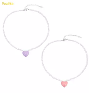 Vòng cổ ngọc trai hình trái tim, dây xích xương đòn - Quà tặng trang sức đám cưới dành cho nữ