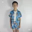 Đảo Hải Nam Quần Áo Đi Biển Sanya Hawaii Du Lịch Bé Trai Bé Gái Trẻ Em Plus Size Áo Sơ Mi Hoa 168 Cotton Lụa