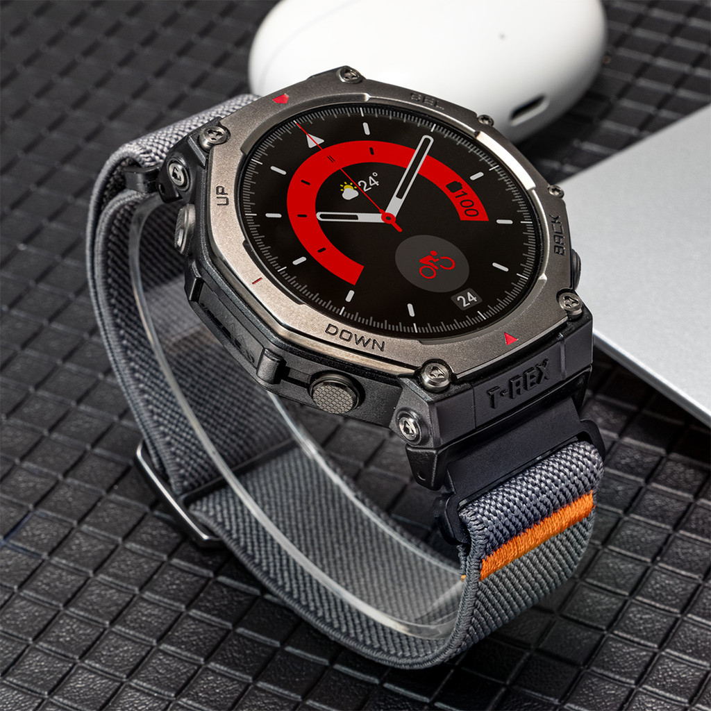 Dây đeo vòng Nylon cho Amazfit T-REX 3 / 2 Dây đeo đồng hồ thể thao cho Amazfit T-Rex / T Rex Pro Correa