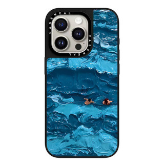 CASENEAL Tranh sơn dầu sóng Vỏ điện thoại gương chất lượng cao Thích hợp cho iPhone 17ProMax 17pro 17 air 16promax 16 15promax 15 14promax 13 13promax Ốp lưng cứng chống rơi thời trang