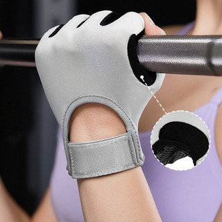 Găng Tay Tập Gym Nửa Ngón Thoáng Khí, Điều Chỉnh Được, Phù Hợp Luyện Tập Hàng Ngày Cho Người Lớn