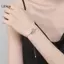 LUImo Tinh Tế Màu Bạc Trái Tim Vòng Tay Bé Gái Ngọt Ngào Lấp Lánh Zircon Dây Xích Có Thể Điều Chỉnh Thiếu Niên Trang Sức Phụ Kiện SBS