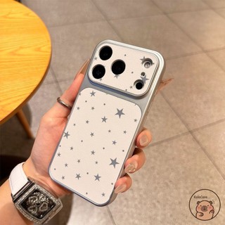 Dành Cho Honor X9D X9C Smart X9B X9A X8D X8C X8B X8A X7D X7C X7B X7A X7 X6D X6S X6C X6B X6A X6 Ốp Điện Thoại Màu Trắng Lớn Cửa Sổ Da PU Ngôi Sao Màu Xám Chấm Bi Vỏ