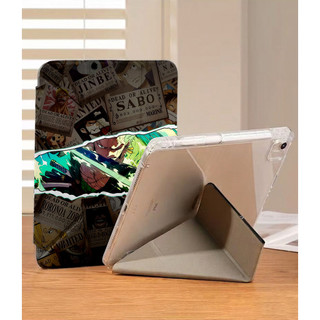 Ốp Lưng ONE PIECE Y-fold iPad A16 Air 4/5/6/7/8 Pro 11 12.9 Roronoa Zoro cho iPad Gen 12 11 10 9 8 7 6 5 Mini 6/7