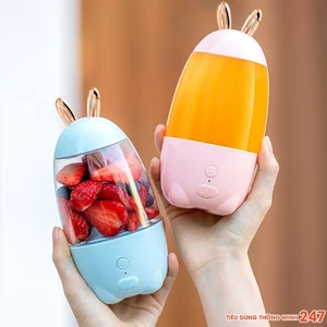 Máy Xay Mini Cầm Tay Bunny,công suất 50W Cổng Sạc Usb, Nhỏ Gọn Tiện Ích Dễ Sử Dụng Thể Tích 330ML🐰🐰