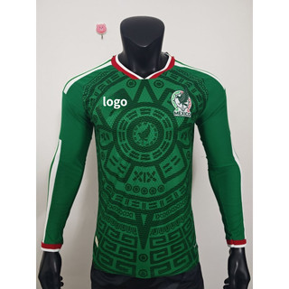 2026 – 27 Mexico Home Player Jersey (Dài tay) – Tùy chỉnh với tên & số của bạn, Vải thoáng khí cao cấp, Có sẵn S – 3XL