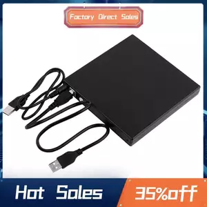 USB 2.0 Di Động Bên Ngoài Siêu Tốc CD-ROM DVD Hỗ Trợ Ổ Đĩa Cho Laptop Máy Tính Để Bàn