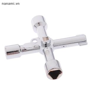 [nanami] Chìa Khóa Tiện Ích 4 Chiều Cho Điện Nước Đồng Hồ Khí Hộp Tủ Khóa Mở Tủ [VN]