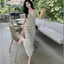 Đầm dệt kim sọc phong cách mới dành cho nữ, thiết kế ôm body che khuyết điểm - Perfect cho chuyến du lịch biển
