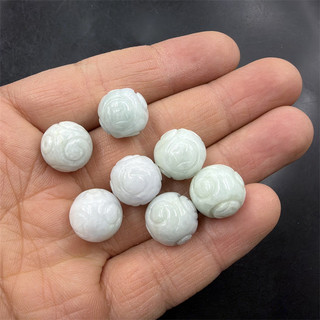 ((2 Cái) 13 Mm Ngọc A Hàng Giấy Khắc Hạt Tròn Rời Hạt Vòng Tay Tự Làm Phụ Kiện
