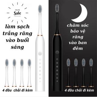 Bàn Chải Đánh Răng Điện X3 Động Cơ Từ, Làm Sạch Sâu, Loại Bỏ Vết Trà Cà Phê, Cao Cấp