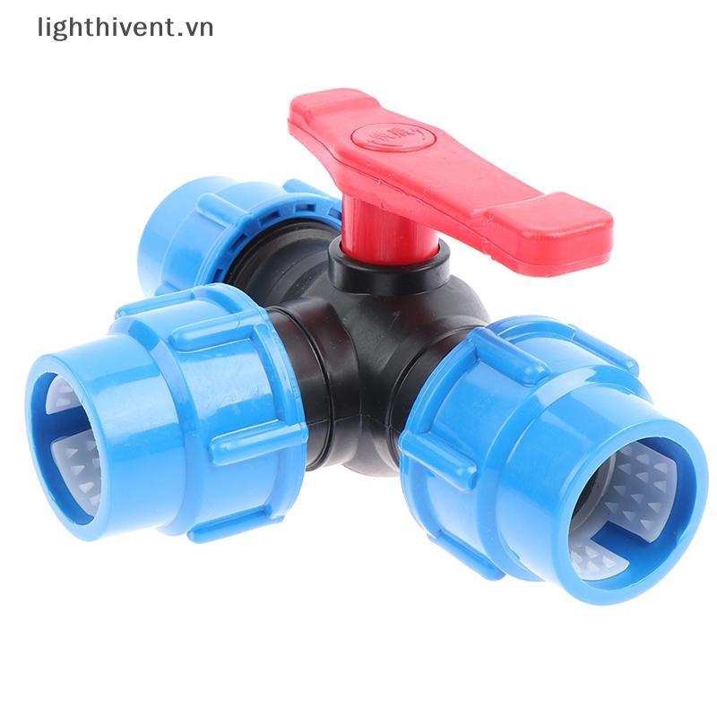 [lighthivent] Van kết nối nhanh ba chiều PE Van nhựa Van loại chữ T (VN)
