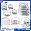 Bộ kẹp ống 60 mảnh, Kẹp ống 8-38 mm được làm bằng thép không gỉ 201, Kẹp ống 7 kích cỡ, Dây buộc ống, cho ống