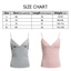 Áo hai dây ren OUSXA, Áo cổ chữ V co giãn không tay, Áo hai dây đeo vai thêu hoa thời trang Slim Fit cho bé gái thời trang