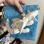 Mặt dây chuyền Jellycat Ba tiêu chuẩn hoàn chỉnh với con dấu thép Barcelo Bear Cà tím Croissant