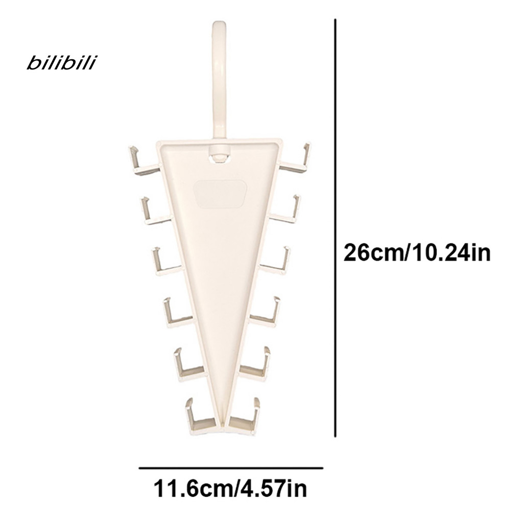 Móc treo áo BIL 360° Giá đỡ hình chữ V có thể xoay được với công suất 12 móc Dụng cụ sắp xếp dọc tiết kiệm không gian cho khăn quàng cổ quần áo – Đa chức năng bền bỉ để sử dụng tại nhà