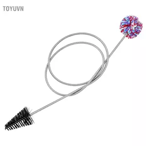 Toyuvn Toyuvn Btuty Saxophone Bàn Chải Làm Sạch Clarinet Trumpet Dụng Cụ Bằng Đồng Dài 90Cm, Tay Cầm Bằng Thép Không Gỉ Nylon Với Lông Dày Để Bảo Trì Nhạc Cụ Hơi Gỗ