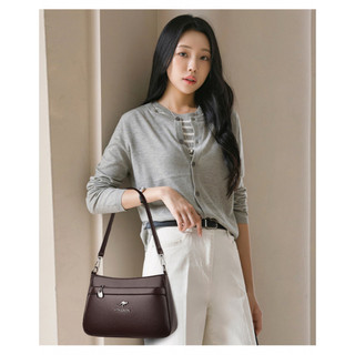 Túi đeo vai nữ, túi đeo chéo, túi sức chứa lớn đơn giản dành cho bà mẹ trung niên