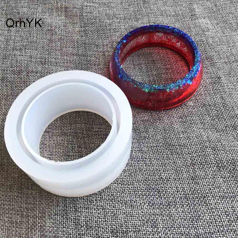 Nhà Máy Thời Trang Tròn Mở Cuff Khuôn Silicon Đúc Khuôn Nhựa Vòng Tay Vòng Tay DIY Trang Sức QrhYK