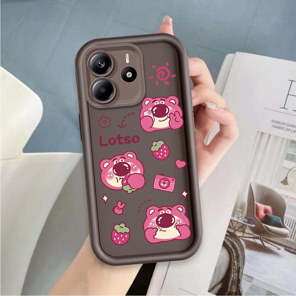 Ốp Lưng Cho Redmi Note 14 4G 5G Hoạt Hình Silicon Mềm Ốp lưng TPU Toy Story Lotso Angel Eye Ốp Lưng Chống Sốc