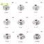 3 / 4 / 5 / 6 / 7 / 8 / 10 / 11 / 12mm khớp nối mặt bích cứng dẫn hướng trục khớp nối Đẹp