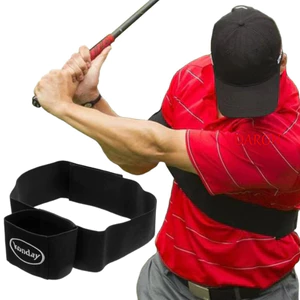 DARON Golf Swing Strap, Tư thế Corrector Double Ring Golf Swing Training Aid, Di động Nylon Cử chỉ Căn chỉnh Dây đeo cánh tay Tập chơi gôn Băng tay Thể thao ngoài trời