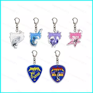 HT2 AESPA Acrylic Móc Khóa The 6th Mini Album Người Giàu Mặt Dây Chuyền Đàn Guitar Túi Phụ Kiện Ngôi Sao Ngoại Vi TH2