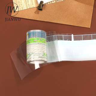 JIANWU 60mm * 5m Vintage Cây Hoa Đường Phố Bên Vật Liệu Phong Cảnh Cắt Băng Thêu Sò PET Sáng Tạo DIY Tạp Chí Văn Phòng Phẩm