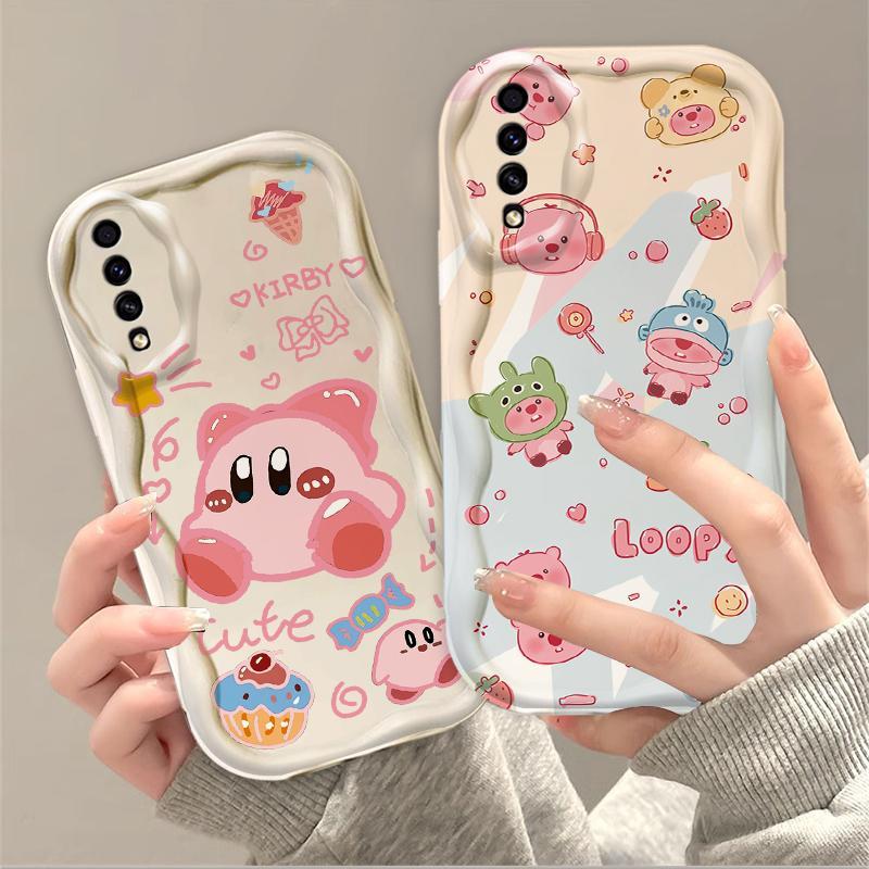 Thích hợp cho Samsung A50 A30S A50S 3D Phụ kiện TPU mềm Loopy Kirby Vỏ điện thoại chống sốc