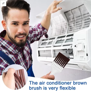 Bàn chải làm sạch bộ lọc AC có cuộn - Loại bỏ bụi mạnh cho tủ lạnh và điều hòa không khí