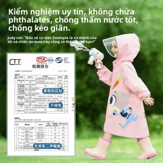 Áo mưa trẻ em Zootopia – Toàn thân chống nước, dễ thương, cho bé trai & bé gái đi học