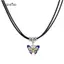 AqToCna Y2K Vintage Bướm Mặt Dây Chuyền Choker Thời Trang Cá Tính Da PU Dây Nelace Trang Sức Quà Tặng AqToCna