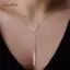 AqToCna Trang Sức Thời Trang Nữ Pha Lê Hoa Mặt Dây Chuyền Choker Dây Xích Yếm Tuyên Bố Nelace AqToCna