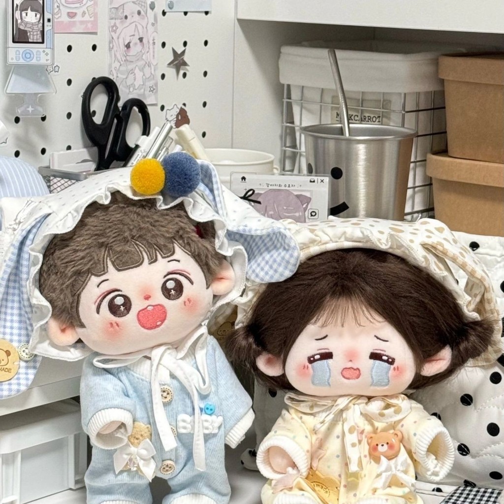 20cm Cotton Búp Bê Romper Gấu Dễ Thương Trang Phục Bộ Đồ Ngủ Bộ Không Thuộc Tính Sang Trọng Búp Bê Búp Bê Quần Áo