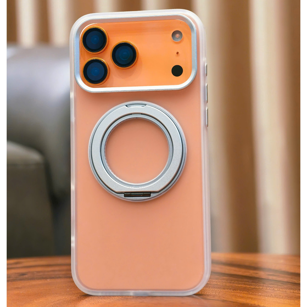 [Chính Hãng] Ốp Lưng Mutural Armor Magnetic Nhám Viền Chống Sốc Kèm Giá Đỡ Xoay 360° cho iPhone 17 Pro Max