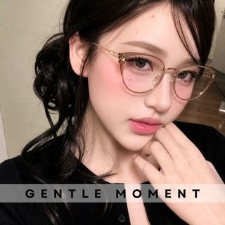 Kính mắt mèo đổi màu gọng kim loại GENTLE MOMENT chống ánh sáng xanh chống tia UV thời trang nữ GMK239