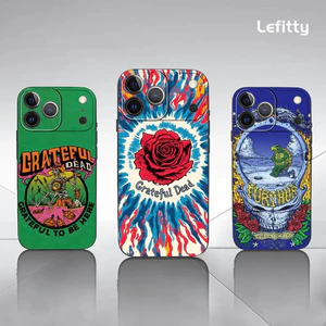 TP-1 Band G-Grateful D-Dead Ốp Điện Thoại IPhone 17 16 15 14 13 12 11 Pro Max Plus Mini Đen Mờ Vỏ Mềm Funda