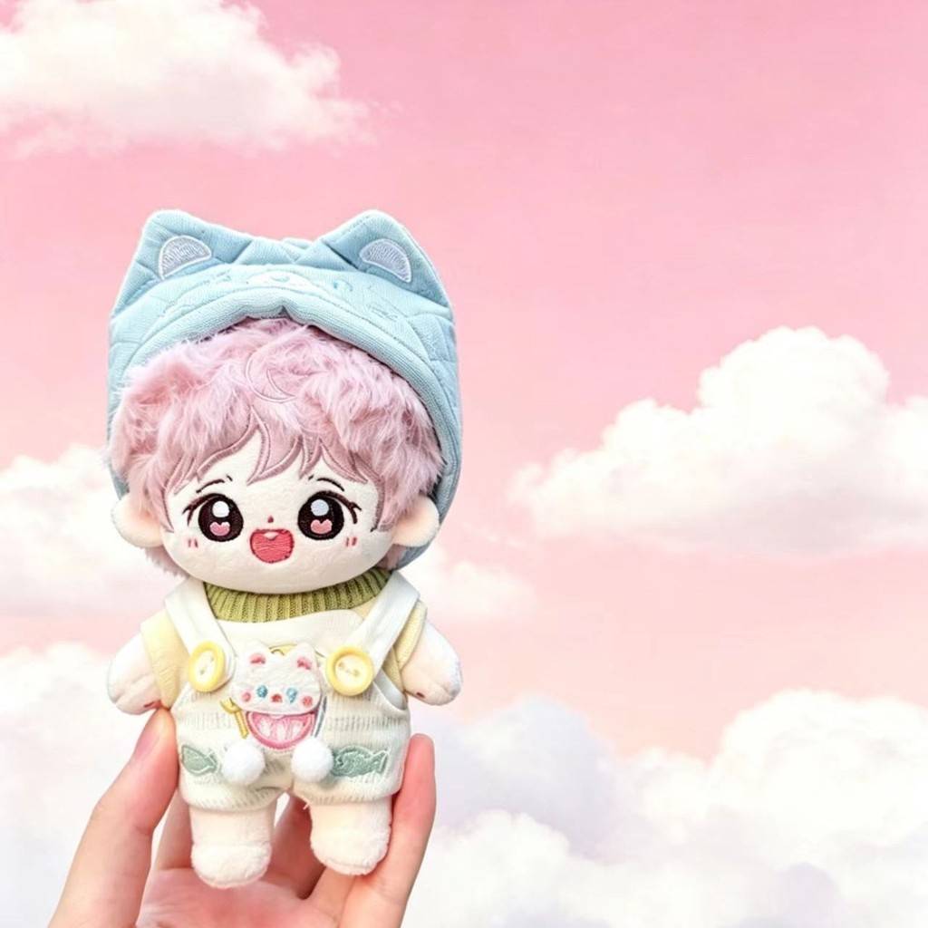 Bộ động vật nhỏ 10cm "Muối biển Mèo mèo" "Chó sủa" Phụ kiện trang phục búp bê Cotton 10cm