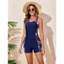 Đồ Bơi Nữ Một Mảnh Boyleg Modest Bộ Đồ Tắm Thể Thao Đi Biển Bảo Vệ Toàn Diện Màu Bơi 1 S
