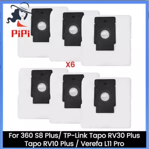 Túi Đựng Bụi Cho 360 S8 Plus / -Link RV30 Plus / RV10 Plus / Verefa L11 Pro Robot Hút Bụi Phần 6 Chiếc