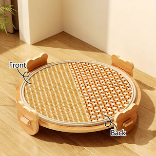 Giường cho mèo, Chiếu điều hoà hai mặt 2 trong 1 & Thảm sisal, Giường cào mèo bền bỉ cho mọi mùa, Bảo vệ đồ nội thất