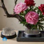 Đế cắm hoa bằng thép không gỉ, dụng cụ cố định hoa chắc chắn, bền bỉ với tay cầm bằng cao su.