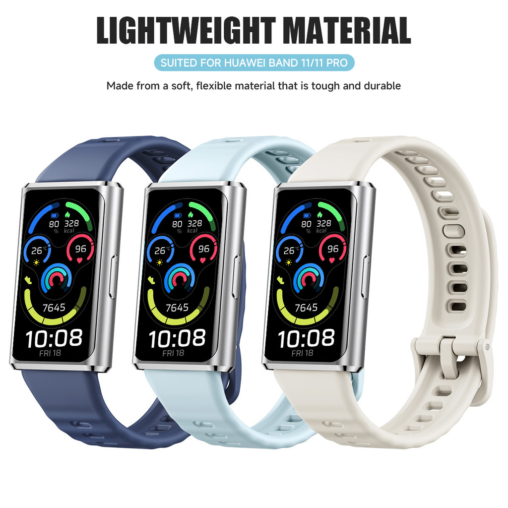 Dây đeo silicon mềm cho Huawei Band 11 / 11Pro dây đeo vòng tay thể thao thời trang Correa thay thế