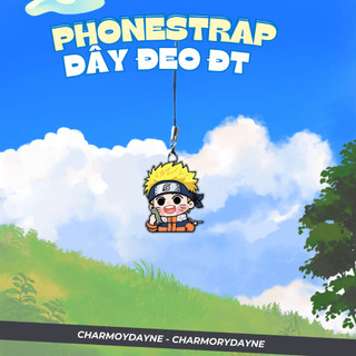 Dây treo điện thoại/phonestrap NARUTO mica acrylic dây móc khóa tiện lợi xinh xắn