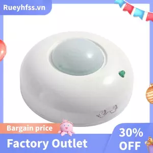 360° Máy dò cảm biến chuyển động trần có thể điều chỉnh, Công tắc đèn tắc để tiết kiệm và an ninh